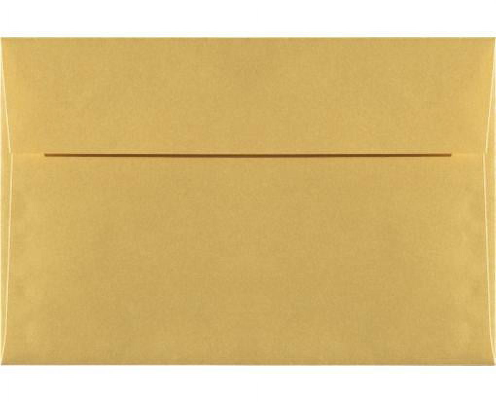 Luxpaper A9 Invitation Envelope, (5 3/4 X 8 3/4), Gold Metallic, 1000/Pack