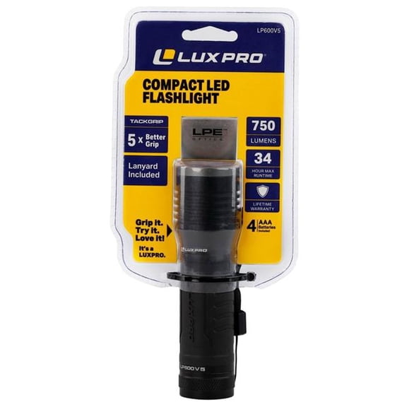 Luxpro LP600V5 750 Lumen Focus LED Flashlight