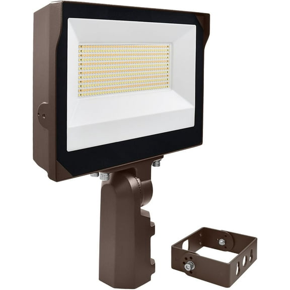 Luxrite 100/120/150W LED Flood Lights Photocell Up to 21900LM 3CCT IP65