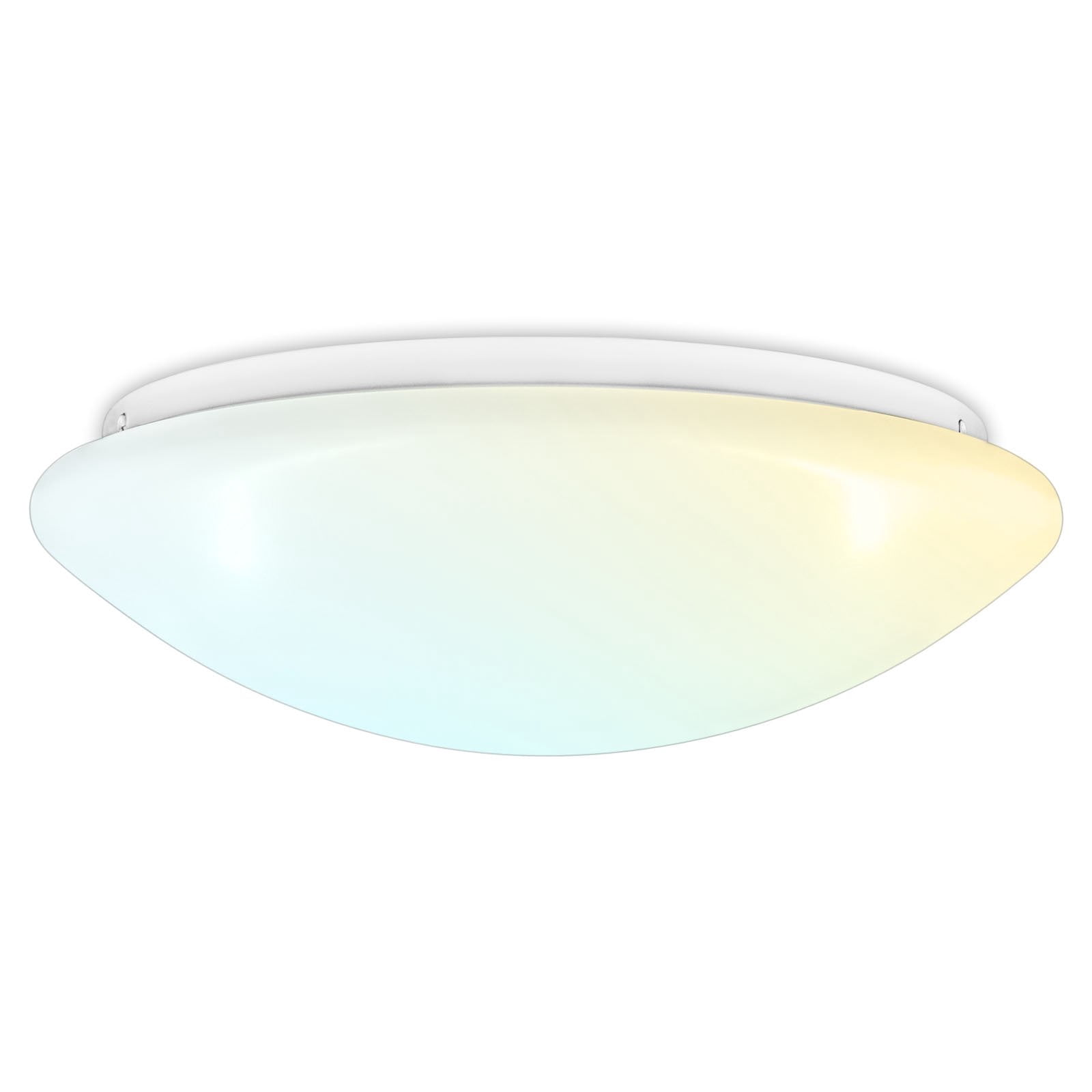 Luxrite 11 Inch LED Flush Mount Ceiling Light, 20W, 5 CCT Color Selectable, 1500 Lumens, Dimmable, Damp Rated, ETL Listed