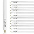 thumbnail image 1 of Luxrite 12-Pack 4FT T5 LED Tube Lights 24W=54W 3500K Natural White Ballast and Ballast Bypass Compatible Damp Rated, 1 of 7