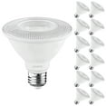 thumbnail image 1 of Luxrite 12-Pack PAR30 Short Neck LED Flood Light Bulb, 11W=75W, 5000K Bright White, 900LM, Dimmable, UL, E26 Base, 1 of 7