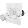 thumbnail image 1 of Luxrite 2 Inch Square Trimless LED Recessed Light, 5CCT 2700K-5000K, Interlocking, 15W, 1000LM, ETL, 1 of 7