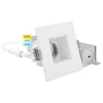 thumbnail image 1 of Luxrite 2" Square LED Recessed Light with J-Box, 3 Color Option 3000K/4000K/5000K Dimmable 8W, 600LM Damp Rated, 1 of 7