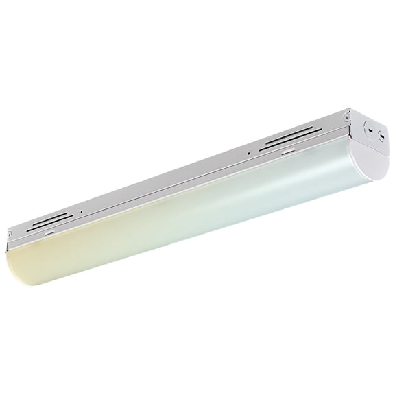 Luxrite 24 In. LED Linear Light, 5CCT, 13W-26W, Up to 4000LM, 110 Beam, Dimmable Shop Light, Damp Rated UL & DLC Listed