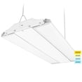 thumbnail image 1 of Luxrite 2FT Linear High Bay LED Shop Lights, 165/190/220W, Up to 30000LM, 4CCT, 0-10V Dimmable, 120-277V, DLC, UL, 1 of 7