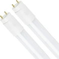 thumbnail image 1 of Luxrite 2FT T8 T10 T12 LED Light Tube, 12W, 3500K Natural White, 1100 Lumens, ETL Listed, G13 Base 2-Pack, 1 of 6