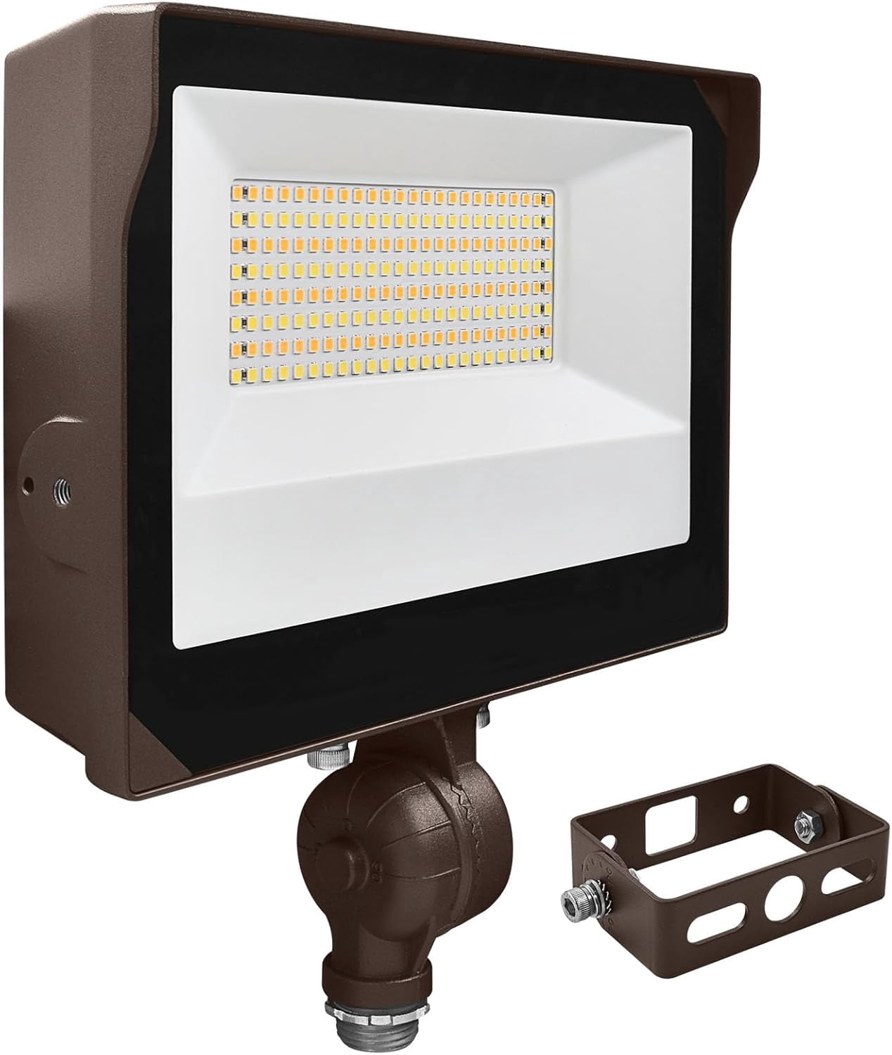 Luxrite 35/50/60W LED Flood Lights Photocell Up to 8760LM 3CCT IP65