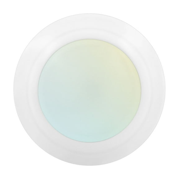 Luxrite 4" LED Disk Lights Dimmable Flush Mount 5CCT 11W 800LM Damp Rated