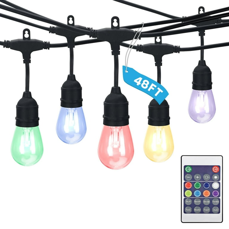Led color changing cafe lights cheap