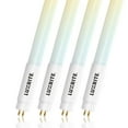 thumbnail image 1 of Luxrite 4FT T5 LED Tube Lights, 24W=54W, 4CCT 3500K-6500K, 45.79", Ballast Bypass, 3200LM 4 Pack, 1 of 7
