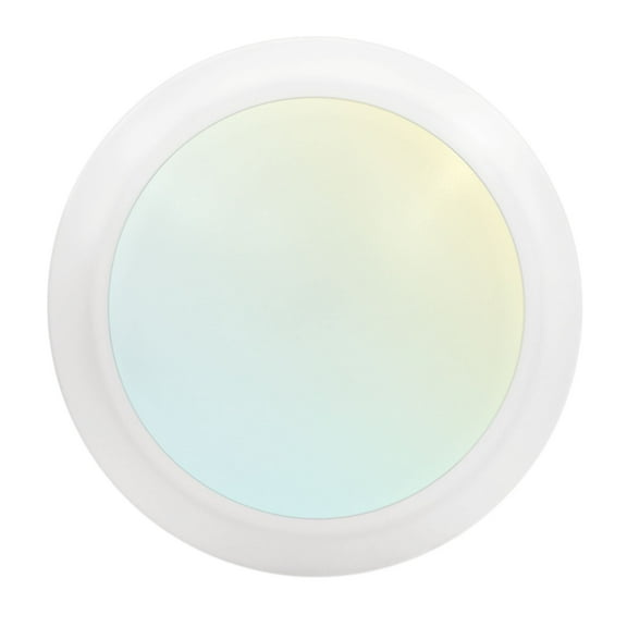 Luxrite 6 Inch LED Disk Lights, Dimmable, 5CCT 2700K-5000K, 12.5W, 1000LM, Damp Rated