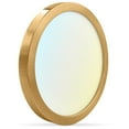 thumbnail image 1 of Luxrite 7 Inch LED Flush Mount Ceiling Light, 15W 1000LM, 5CCT 2700K-5000K, Dimmable, ETL - Brass, 1 of 7