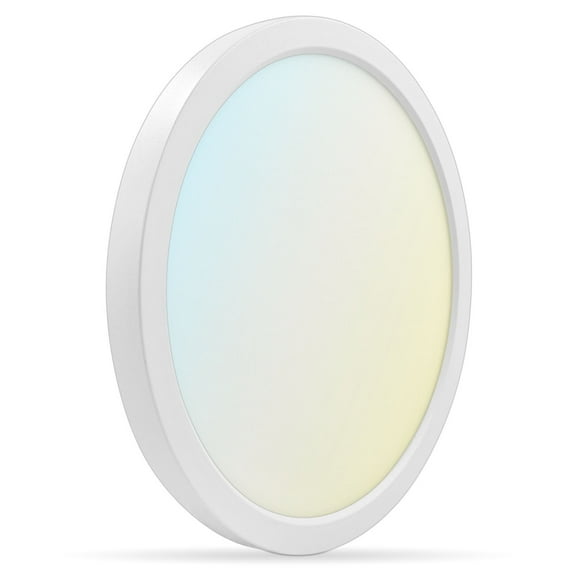 Luxrite 9 Inch LED Flush Mount Ceiling Light, 18W 1250LM, 5CCT 2700K-5000K, Dimmable, ETL