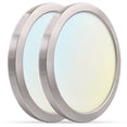 thumbnail image 1 of Luxrite 9 Inch LED Flush Mount Ceiling Light, 18W 1250LM, 5CCT, Dimmable, ETL, Brushed Nickel 2-Pack, 1 of 7