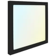 thumbnail image 1 of Luxrite 9 Inch Square LED Flush Mount Light, 18W 1250LM, 5CCT 2700K-5000K, Dimmable, ETL - Black, 1 of 6
