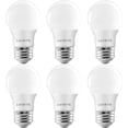 thumbnail image 1 of Luxrite A15 LED Dimmable Light Bulb 7W (40W Equivalent) 5000K Bright White, 600 Lumens, E26, 6 Pack, 1 of 8