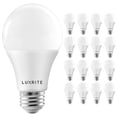 thumbnail image 1 of Luxrite A19 Dimmable LED Light Bulbs 15W=100W Equivalent 4000K Cool White, 1600 Lumens, E26, 16-Pack, 1 of 7