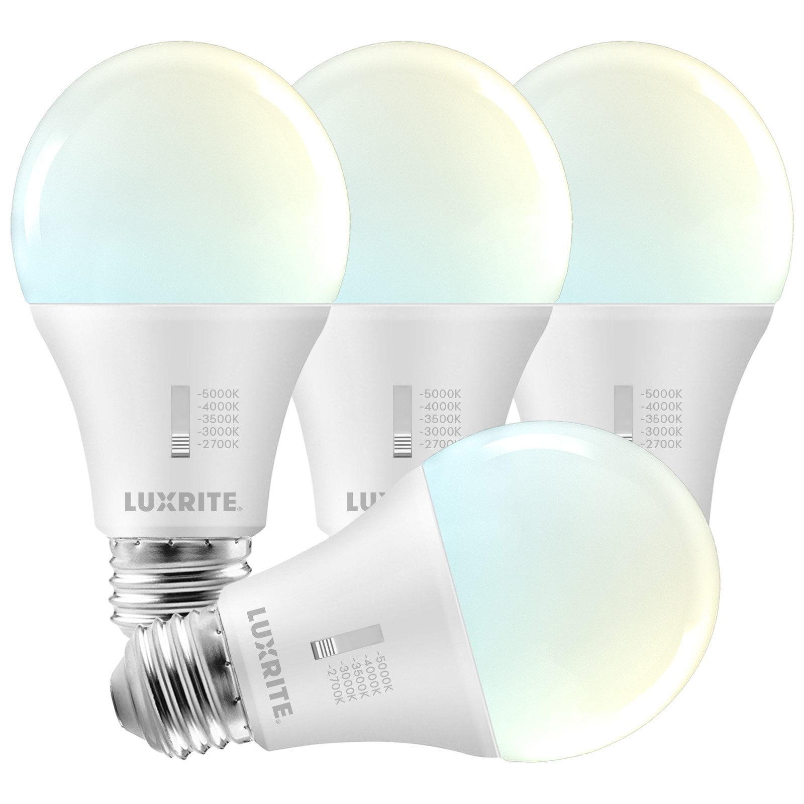 Luxrite White Dimmable LED Light Bulbs 75-Watt Equivalent