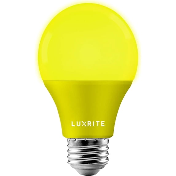 Bed Bath & Beyond Yellow LED Bug Light Bulbs, A19, 8W, E26 Base, Indoor ...