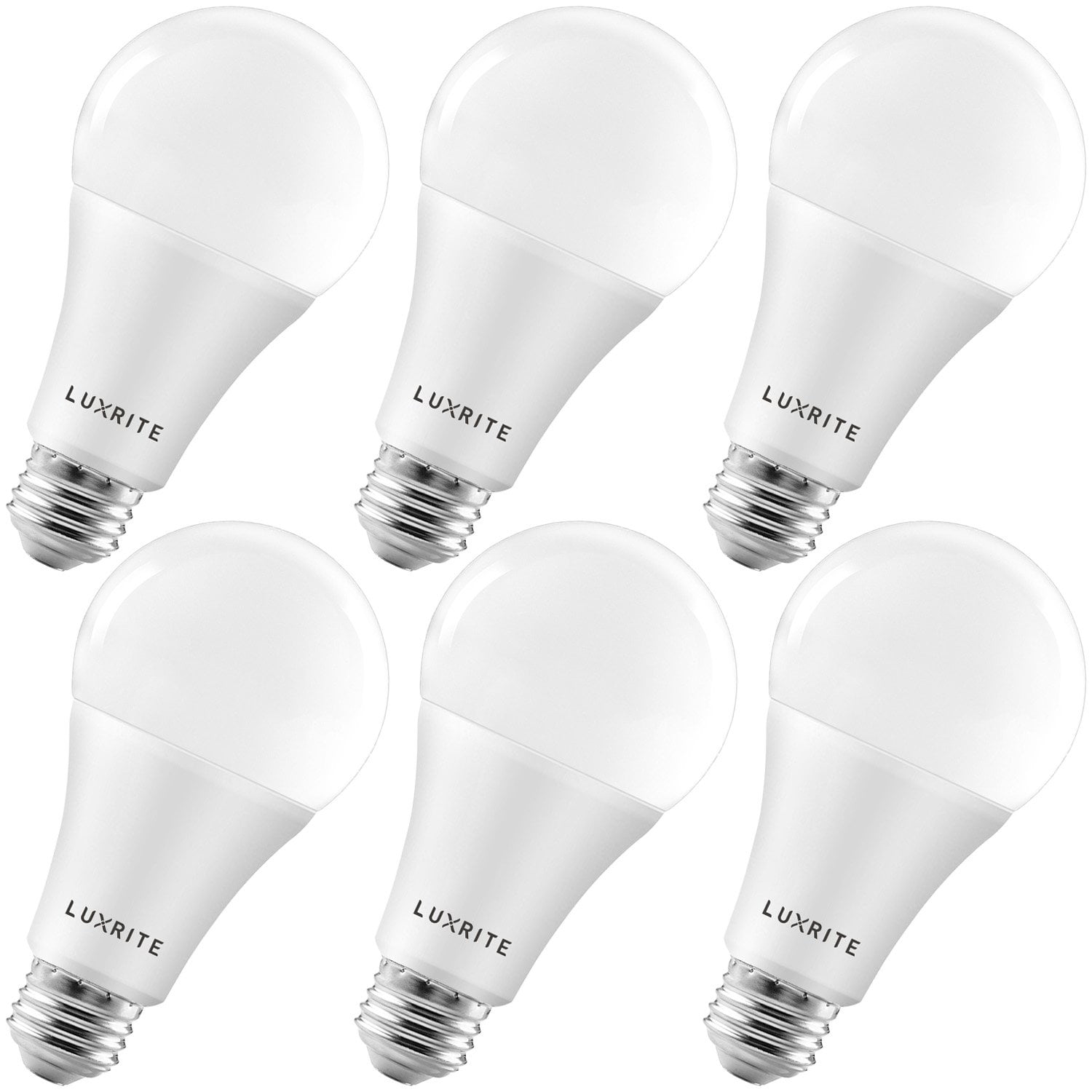 Luxrite A21 Dimmable LED Light Bulbs 22W 150 Watt Equivalent 2700K Warm