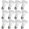 thumbnail image 1 of Luxrite BR20 LED Light Bulbs, 6.5W=45W, 3000K Soft White, Dimmable, 1100 Lumen, E26 12 Pack, 1 of 7