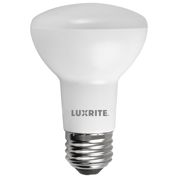 Luxrite BR20 LED Light Bulbs, 6.5W=45W, 4000K Cool White, Dimmable, 1100 Lumens, E26