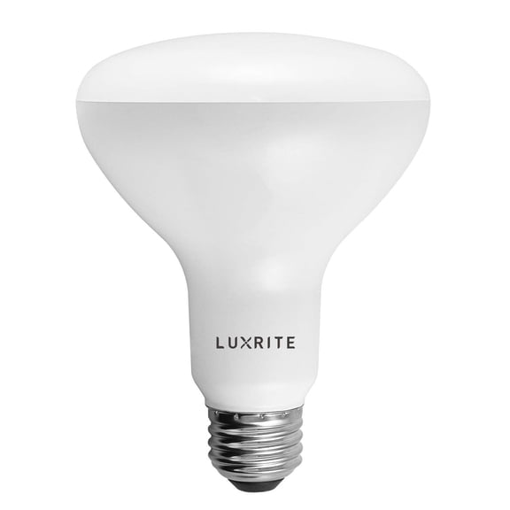 Luxrite BR30 LED Flood Light Bulb, 9W=65W, 3000K Soft White, 650 Lumens, Dimmable, UL Listed, E26 Base 1-Pack