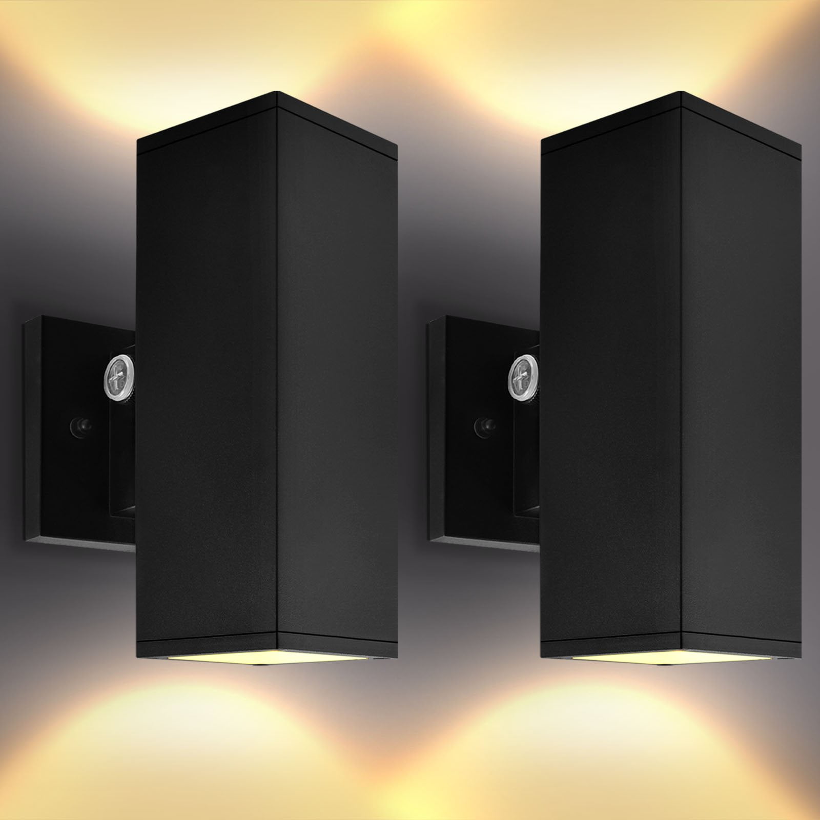 Luxrite Dusk to Dawn LED Outdoor Wall Light, 10