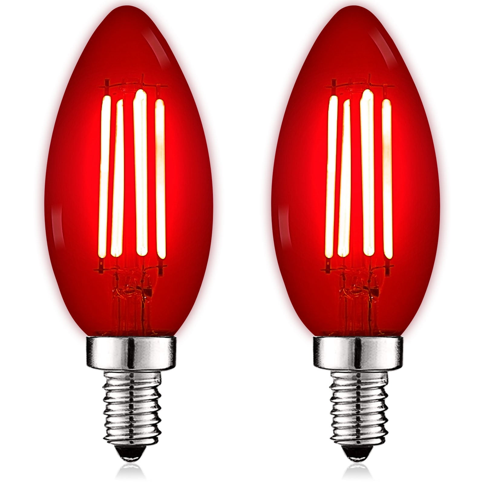 Red candelabra light bulbs deals