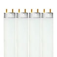 thumbnail image 1 of Luxrite F17T8/841 17W 24" T8 Fluorescent Tube Light Bulb, 4100K Cool White, 1350 Lumens, G13 Bi-Pin Base 4-Pack, 1 of 4