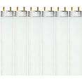 thumbnail image 1 of Luxrite LR20730 6-Pack F32T8/841 32-Watt 4 FT T8 Fluorescent Tube Light Bulb, Cool White 4100K, 2800 Lumens, G13 Medium Bi-Pin Base, 1 of 4