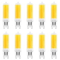 thumbnail image 1 of Luxrite G9 LED Bulb Dimmable 4.5W, 50 Watt Equivalent, 2700K Warm White, 450LM, Glass G9 Bi Pin Base, ETL 10 Pack, 1 of 6