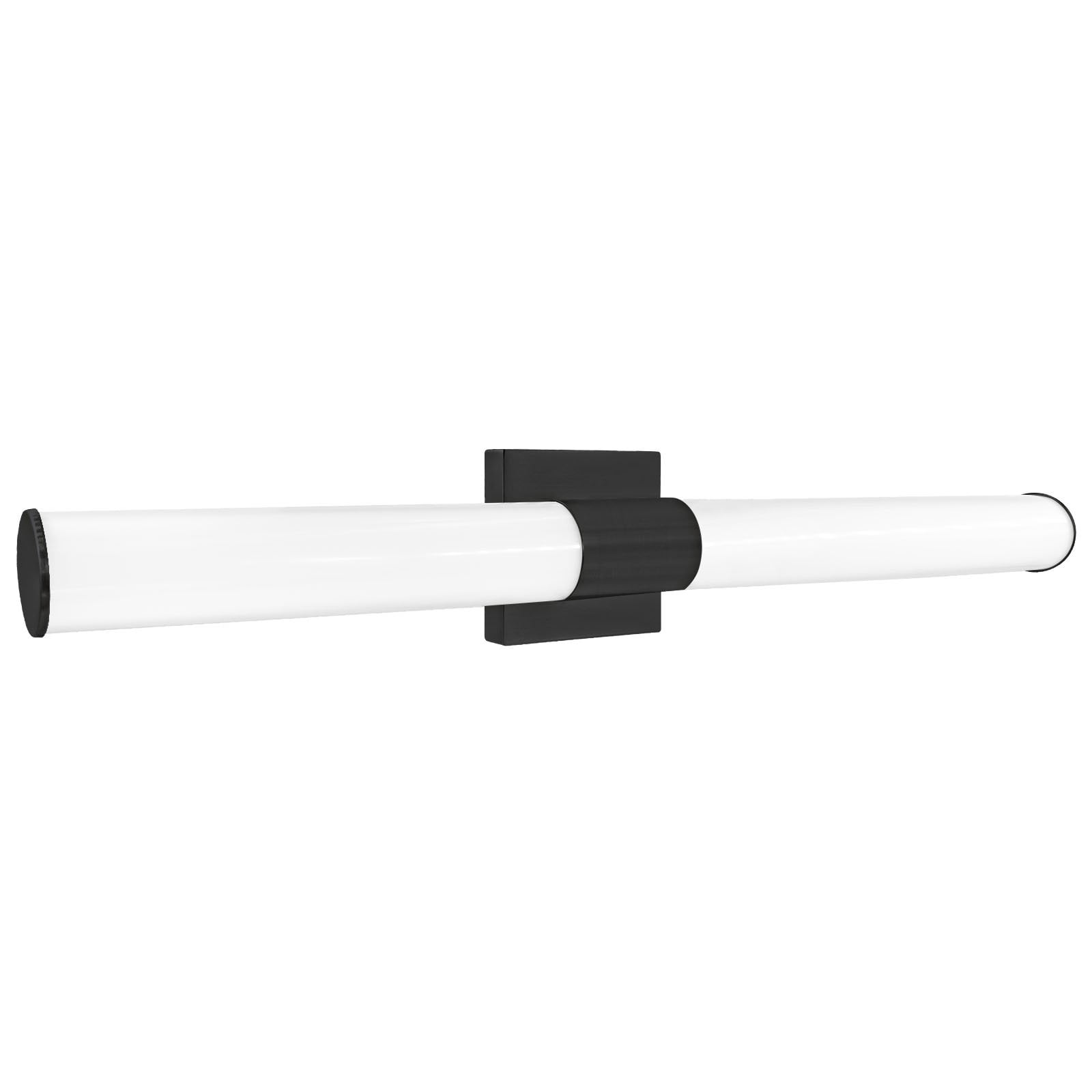 Luxrite LED Black Bathroom Vanity Light Fixtures 36 Inch 5CCT 2700K-5000K 30W 2200 Lumens Dimmable Damp Rated