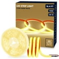 thumbnail image 1 of Luxrite LED Strip Lights 16.4FT, 2700K Warm White, 10mm, 400 Lumens/FT, Cut to Length, 4.5W/FT, CRI 90, UL Listed, 1 of 7