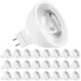 thumbnail image 1 of Luxrite MR16 LED Bulb 50W Equivalent, 12V, Dimmable, 500 Lumens, GU5.3 LED Bulb 6.5W, Enclosed Fixture Rated (24 Pack) 3000K (Soft White), 1 of 5