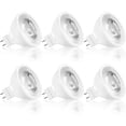 thumbnail image 1 of Luxrite MR16 LED Dimmable Spot Light Bulb 6.5W (50W Equivalent) 2700K Warm White, 500 Lumens, GU5.3, 6 Pack, 1 of 7