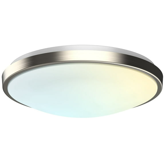 Luxrite Motion Sensor LED Flush Mount Ceiling Light, 13 Inch, 5CCT 2700K-5000K, 20W, 1500 Lumens, ETL