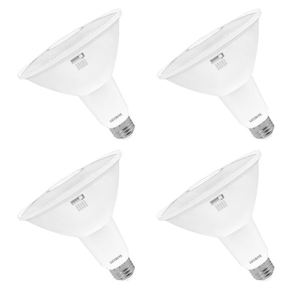 Luxrite PAR38 LED Flood Light Bulb 13W=90W 5CCT 1200 Lumens Dimmable 4 Pack