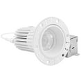 thumbnail image 1 of Luxrite Trimless 2 Inch LED Recessed Lighting with Junction Box, CRI 90, 5CCT Selectable 2700K-5000K, Dimmable Ceiling Spotlight, 14W, 1000LM, Wet & IC Rated, Plaster Downlight, ETL Listed, 1 of 7