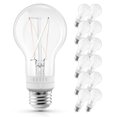 thumbnail image 1 of Luxrite Vintage A19 LED Light Bulb 7W=60W 5CCT Dimmable 800 Lumens Standard LED Edison Bulb UL Listed E26 Base 12-Pack, 1 of 7