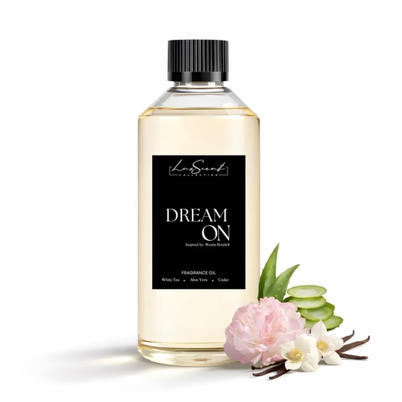 Luxscent Collection Dream On White Tea Diffuser Oil, 500ml Waterless Hotel Scent