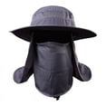 thumbnail image 1 of Luxsea Neck Flap Boonie Hat Fishing Hiking Safari Outdoor Sun Brim Bucket Bush Cap, 1 of 4