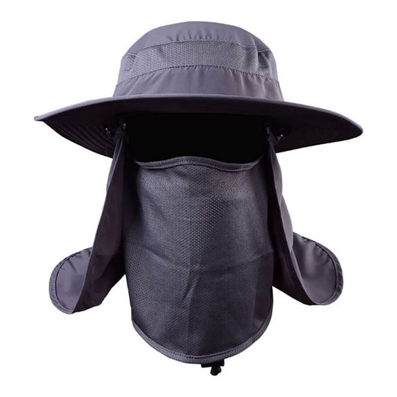 Luxsea Neck Flap Boonie Hat Fishing Hiking Safari Outdoor Sun Brim Bucket Bush Cap