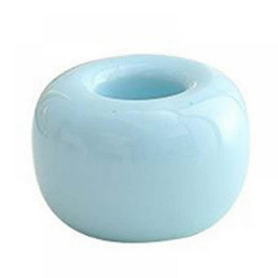Luxsea Novel Donut Ceramic Toothbrush Holder Candy Color Multifunction Base Frame Storage Rack Bathroom Shower Tooth Brush Stand Shelf