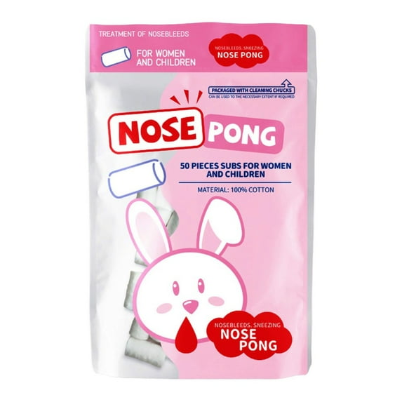Luxsea Quick Nose Blood Stopper Child Nose Bleeding Runny Nose Spray Degreasing Cotton Roll Children Big People 50pcs