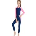thumbnail image 1 of Luxsea Summer Kids Diving Snorkeling Suits Children Full Body Wetsuit Swimsuit One-Piece Long Sleeves UV Protection Swimwear Outfit For Surfing Snorkeling Swimming, 1 of 7