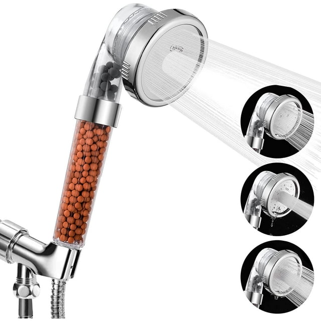 Luxsego Purifying HighPressure Shower Head with Massage Spa & Filter