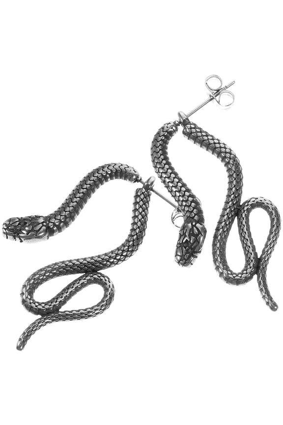 1 Pair Dangle Snake Earrings Animal Earrings Assorted Color for Women