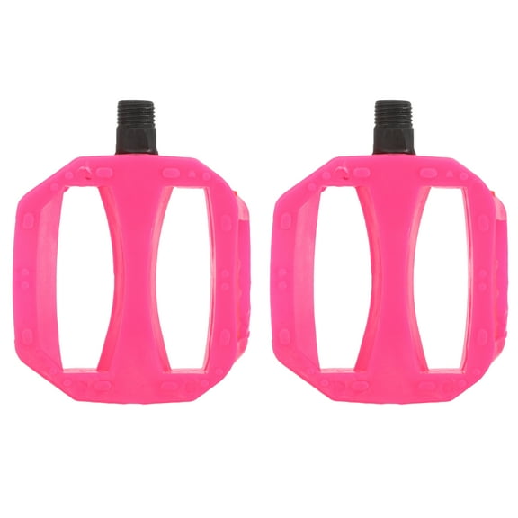 Luxshiny 1 Pair Riding Bike Pedals Pink Anti-slip Wear-resistant for Tricycles
